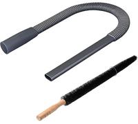 Dryer Vent Cleaning Kit, Includes Flexible Dryer Lint Brush, Compatible with Most Vacuum Cleaners, for Quick Lint Removal (Gray)