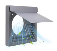 Dryer Vent Cover - 4Inch Weatherproof - Exterior Wall Vent Hood Outlet - for House Wall Building Ventilation Maintenance Home Outdoor Safety Construction