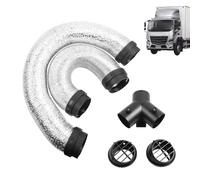 Dryer Vent Hose - Y Shaped Heater Exhaust Ducting, Flexible Vent Pipe for Efficient Airflow Distribution and Heat Exhaust for RV Van Trailer Truck HVAC Camper Garage Workshop Use High