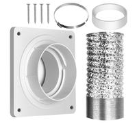 Dryer Vent - Interior Exhaust Vent Kit, Replacement Connection Plate System, Air Circulation Ventilation Parts | Washing Machine, Kitchen, Bedroom, Bathroom For RV, Room, Ceiling Valve