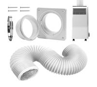 Dryer Vent Kit | Connector Plate for Wall Air Conditioner | Portable Wall Connector for Air Conditioning with Hose - For Circulating Washing Machine Ceiling Fans Drain Bathroom Approx