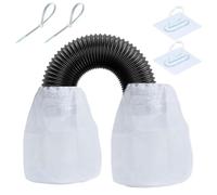 Dryer Vent Lint Catcher | 2 Set Lint Trap Cleaning Tool | Vents Replacement Bag for Nylon Washing Laundry Cotton Pockets Pet Dormitory Apartment Sink Clothes