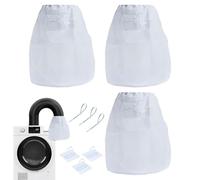 Dryer Vent Lint Catcher, Indoor Reusable Filter Box, 15x11.02 Inch Fluff Trap & Compact, Bucket Design for Vent Less Dryers, Prevents Lints and Dust Buildup in Apartments, Laundry
