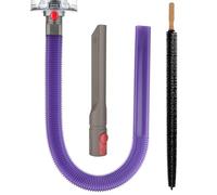 Dryer Vent Lint Vacuum Atttachments Kit and Crevice Tool for Dyson Gen 5 V15 V12 V11 V10 V8 V7 Detect Outsize Slim Absolute Cyclone Vacuum Cleaner Nozzle Flexible Dryer Lint Remove Hose Cleaner Kit