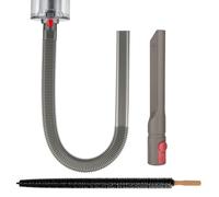 Dryer Vent Lint Vacuum Atttachments Kit and Crevice Tool for Dyson Gen 5 V15 V12 V11 V10 V8 V7 Detect Outsize Slim Absolute Cyclone Vacuum Cleaner Nozzle Flexible Dryer Lint Remove Hose Cleaner Kit