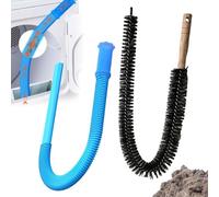 Dryer Vent Vacuum Hose Attachment - Cleaning Tool | Quick Dust Remover with Pe Thermoplastic Rubber, Laundry Utility with Household Clothes Car Floor Wall Ceiling Use, Pet Hair Brush for Home Washing