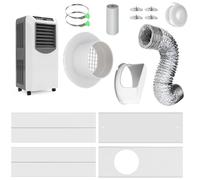 Dryer Ventilation Kit, Duct Set with Adaptive Exhaust Pipe | Practical Connector for Sliding , Robust Dryer Accessories for Indoor Installation and G