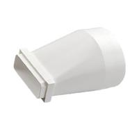 Dryer Vents Hose Adapters Flat Ducting Adaptors to Round Converter Exhaust Vents Ventilation Accessories Rectangular to Round Straight Channel Connector