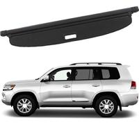 DRYFAL Car Retractable Rear Cargo Cover for Toyota Land Cruiser FJ200 2014-2018 Trunk Parcel Shelf Luggage Cargo Shield Cover Boot Shelves Partition Interior