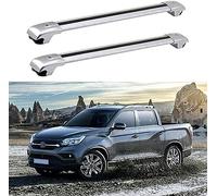 DRYFAL Car Roof Rack Cross Bars for Ssangyong Musso 2018+ Aluminum Anti-Rust Rooftop Luggage Spare Parts Rooftop Cargo Bag Luggage Carrier