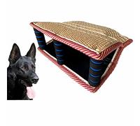 DRYFAL Dog Bite Pillow - Jute Wedge Tug Toy Training Sleeves Safe Biting Pad with 3 Comfortable & Strong Handles for K9 Schutzhund Work Dog Young Dogs Puppy Playing Training