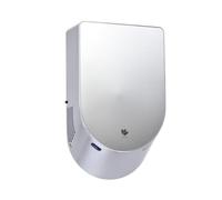 Dryflow Infinity Hand Dryer, Brushed Satin, 10-15 Second Dry Time, 345 MPH Air Speed