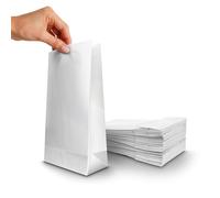 DryFox 50pc Sick/Vomit Paper Bags | Disposable, Lightweight, Compact, Portable Flat Packed Paper Bags | Ideal for Travel Motion Sickness, Nausea Management, Car, Bus, Coach, Plane, Bedside