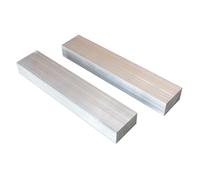 DryiC Aluminum Flat Bar Aluminium Bars Plate Suitable for Building Contours, 19.3 Inches Long,8mm x 15mm(2pcs)