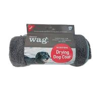 Henry Wag Microfibre Drying Dog Coat - Blue/Grey - Extra Extra Large