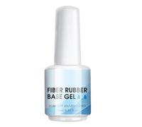 Drying Fibre, Nail Building Gel, 15 ml Curing Nail Repair and Strengthening Gel, Transparent Nail Improvement, Quick Nail Thickener for Broken Nails, Extension Strengthener