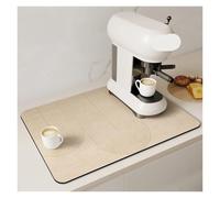 Drying Mat Coffee Machine Pad Rubber Dish Drying Mat Non-Slip Kitchen Super Absorbent Mats Guard Countertop Protector Accessories(Color 10,30x40 cm)