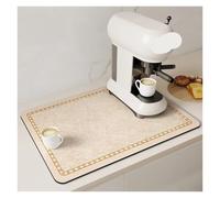 Drying Mat Coffee Machine Pad Rubber Dish Drying Mat Non-Slip Kitchen Super Absorbent Mats Guard Countertop Protector Accessories(Color 5,50x60cm)