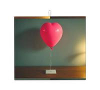 Drying Mat for Kitchen HHGFASD Confession Balloon Pattern Ultra Absorbent, Reversible, and Stylish Kitchen Countertop Mat