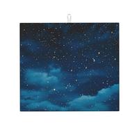 Drying Mat for Kitchen HHGFASD The Beauty Under The Night Sky Pattern Ultra Absorbent, Reversible, and Stylish Kitchen Countertop Mat