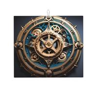 Drying Mat for Kitchen YTUOPWE Cool Steampunk Gears Picture Ultra Absorbent, Reversible, and Stylish Kitchen Countertop Mat