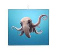 Drying Mat for Kitchen YTUOPWE Dumbo The Octopus Picture Ultra Absorbent, Reversible, and Stylish Kitchen Countertop Mat