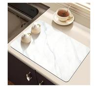 Drying Mat Marble Print Super Absorbent Kitchen Mat Drying Quick Dry Drain Pad Tableware Non-Slip Dinnerware Coffee Placemat(Color 9,40x60cm)