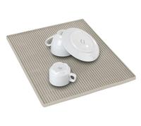Drying Mat Mod. Maxi Non-Slip Dish Mat Drying Mat Non-Slip Mat Kitchen Dish Rack Draining Mat 40 x 1 x 30 cm Plastic Beige