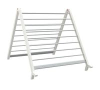 Drying Rack Bathtub Extendable Over Bath Airer Clothes Dryer Aluminium vidaXL