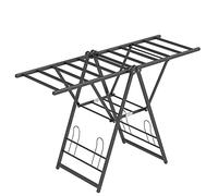 Drying Rack Floor Folding Bedroom Inner Balcony Aluminum Alloy Drying Rack Household Wing Drying Rack Drying Quilt