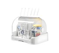 Drying Rack for Baby Bottles - Baby Bottle Station | with Lid and Detachable Drain Tray Storage Box for Kitchen Breast Feeding Toddler Home Boy Girl Parent