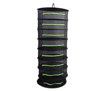 Drying Rack Hanging, Plant Hanging Mesh Dry Net Green Zipper Cover Opening Design Plant Racks Dish Drying Rack Dryer for Seeds Flowers Buds Plants Garden Bumper Harvest (8 Layer)
