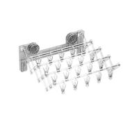 Drying Rack Sock Clip Suction Cup - Suction Cup Sock Hanger with Clip,Wall Mounted Clothes Rack Multipurpose Household Supplies for Bathroom