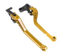 DRYIUBVF Clutch Brake Compatible with Triumph for Daytona 675 R 2011-2017 for Speed for Triple R 2012-2015 Aluminum CNC Adjustable Motorcycle Brake Clutch Lever(Yellow,177MM)