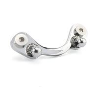 DRYIUBVF Compatible With Bobber For Chopper 200 250 Motorcycle Chrome Springer Handlebar Tree Adapter Top Clamp 3.5" Wide Riser Motorbike Handlebar Riser motorbike handlebar riser