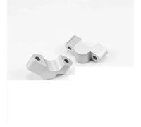 DRYIUBVF Compatible With Ducati For Desert X 2022 2023 2024 Handlebar-Riser Drag Bar Clamp Adapter Height Increaser Accessories motorbike handlebar riser(Silver)