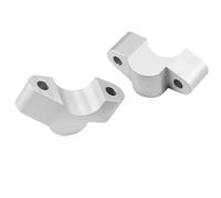 DRYIUBVF Compatible With Ducati For Desert X 2022 2023 2024 Risers Handle Bar Handlebar-Riser Drag Bar Clamp Adapter Height Increaser Accessories motorbike handlebar riser(Silver)