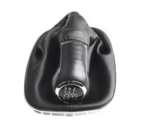 DRYIUBVF Compatible with Vauxhall for Corsa E 2015 2016 2017 2018 2019 Car Styling 6 for Speed Gear Stick Shift Knob with Boot Shifter Adapter Accessories Gear Shift Knob