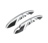 DRYIUBVF Door Handle Cover Compatible with for R50 for R52 for R53 Car Exterior Accessories Protective Covers 2pcs Door Handle Shell Decorative Kit Handle Cover(Gery)