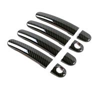 DRYIUBVF Door Handle Cover Compatible with VW for Passat for B5 for B5.5 2000 2001 2002 2003 2004 2005 Exterior Side Door Handle Cover Door Bowl Trim Moulding Frame(2 Key Hole Handle)