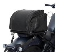 DRYIUBVF for Touring for Sportster for Softail for Dyna Motorcycle Tail Bags Expandable Motorcycle Seat Bags Travel Luggage Rear Rack Bag Saddlebag Motorbike Saddle Bag(40-50L)