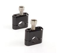 DRYIUBVF M Compatible With MT07 For MT09 22mm 28mm Motorbike Handlebar Risers Clamp With Bolt Parts Handle Bar Mount Handbar Riser(22mm Black)