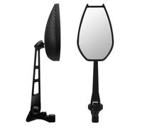 DRYIUBVF Motobike Rearview Mirror 2pcs/pair Universal Motorcycle Rearview Mirror Extended Side Mirror Rearview Mirror Bar End Mirrors Modification Accessories(White)