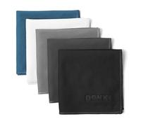 DRYKI Sweat Absorbing Handkerchiefs - The Original Pocket-Sized Sweat Towels - Quick-Dry Microfiber Sweat Rags for Face, Hands, & Body - Men & Women - Gym, Sports, and Work (Neutrals: 5 Pack)