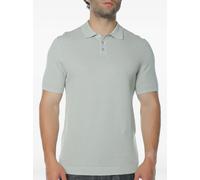 Drykorn Triton textured-knit polo shirt - Grey XL-XXL