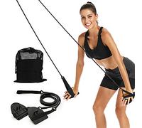 Dryland Powercord with Paddles,Swimming Arm Strength Trainer, Professional Freestyle Swimming Resistance Exercise Bands Set