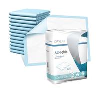 Drylife All Nights Disposable Incontinence Bed Pads | Fast Absorption, Odour Locking, Soft, Comfortable, Strong & Secure | Suitable for All Ages - 60cm x 90cm (2 Packs of 20)