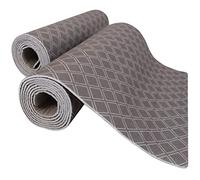 Drymate Premium Luxury Shelf & Drawer Liner, Thick Cushioned Fabric, Non-Adhesive, Absorbent, Waterproof, Slip-Resistant, Liners for Kitchen Cabinets, Cupboards (USA Made)(12”x59”)(2-Pack)(Taupe)