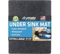 Drymate Premium XL Under The Sink Mat (24” x 59”), Cabinet Protection Mat, Shelf Liner - Absorbent/Waterproof/Slip-Resistant - Machine Washable, Durable (Made in The USA) (Pack of 1-61W X 150L cm)