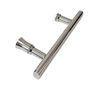 DRYMY Interior Shower Door Handle Stainless Steel，Bathroom Glass Door Grab Bar Knob Towel Bar Polish Chrome，Grab Bar Push and Pull Door Handle Sets Replacement (Size : 350mm)